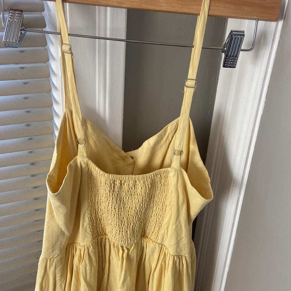 UO yellow button up dress - Picture 8 of 9